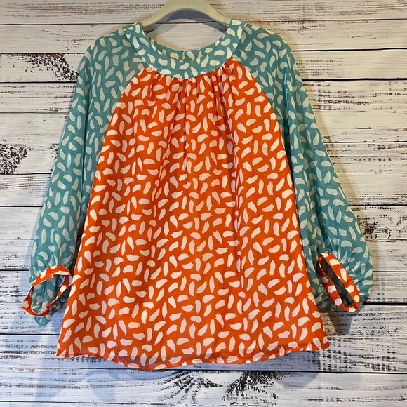 Boden Brushstroke Blouse Size 6‎ - Picture 1 of 7